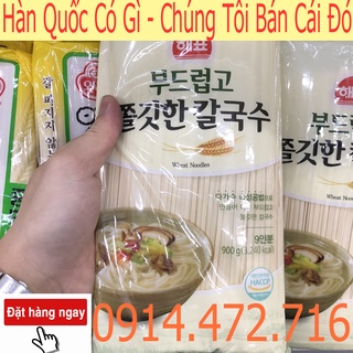 Sajo - Mì Lúa Mạch Sợi To Hàn Quốc Gói 900g