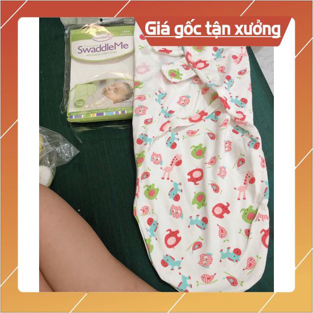 Ủ kén sơ sinh SwaddlerMe cotton 🌺 𝐅𝐑𝐄𝐄 𝐒𝐇𝐈𝐏 🌺  giúp bé ngủ ngon, chống giật mình Giá Sốc