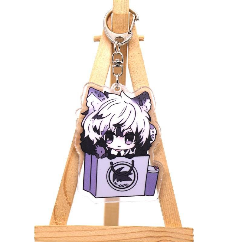(Mica trong acrylic) Móc khóa Arknights quà tặng xinh xắn dễ thương in hình anime chibi nhiều mẫu ngồi trong túi M02