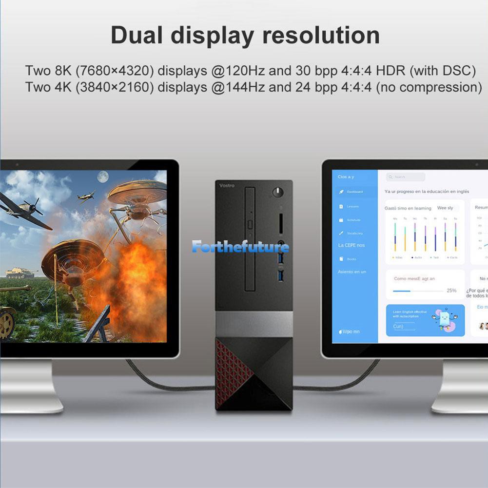 Dây Cáp Chuyển Đổi 16k 60hz 10k 60hz Hd Video Dp 2.0 | BigBuy360 - bigbuy360.vn