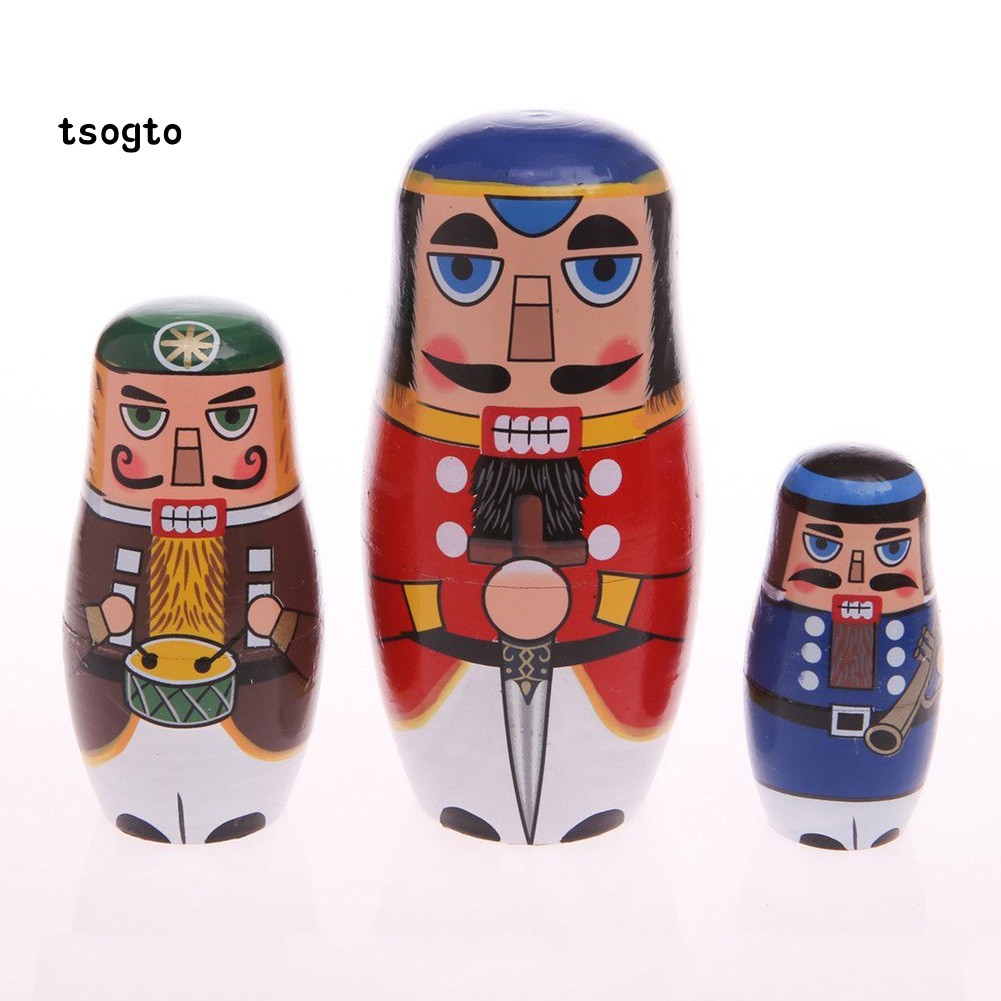 Bộ 5 Búp Bê Nga Matryoshka Bằng Gỗ