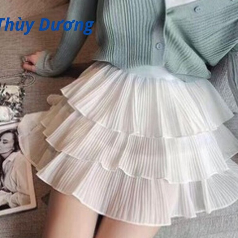 (FREESHIP)Chân Váy 3 Tầng Xếp Ly, Chân Váy Xòe Kiểu Dáng Năng Động, Trẻ Trung, Chất Liệu Nhẹ Mát | BigBuy360 - bigbuy360.vn
