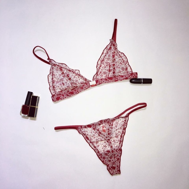 Bộ đồ lót B032 Roberta không gọng, ren không mút