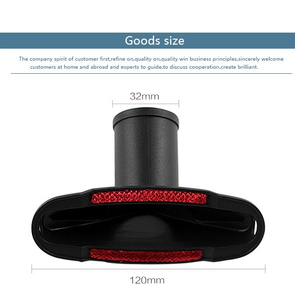 Đầu chổi 32mm thay thế tiện dụng cho máy hút bụi dùng làm sạch giường / ghế sofa