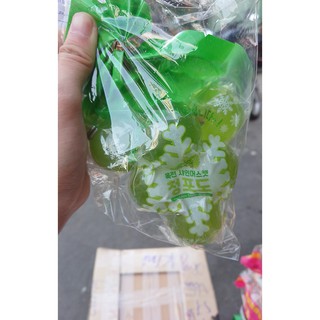 THẠCH NHO KYOHO NỔ MÀU XANH HÀN QUỐC 7 QUẢ