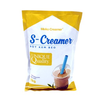 Bột Kem Béo S-Creamer (Nhãn vàng) -1Kg/ Gói - Sử Dụng trong pha chế trà sữa, cà phê, sinh tố, nấu chè