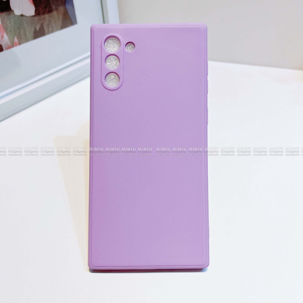 Ốp Samsung Note 10 silicon nhiều màu - Loại bảo vệ camera