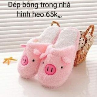 Dép đi trong nhà hình heo