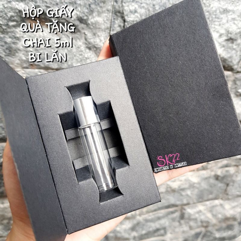 🔖HỘP GIẤY QUÀ TẶNG CHAI CHIẾT NƯỚC HOA - BI LĂN 5ml/10ml🔖