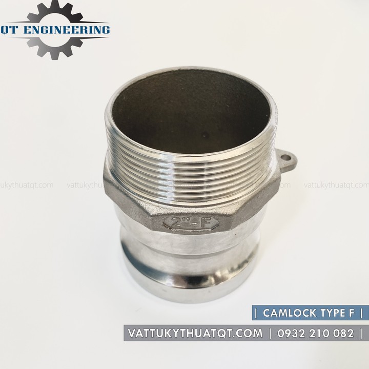 Khớp nối nhanh Camlock INOX 304 | Kiểu F | DN15,DN20,DN25