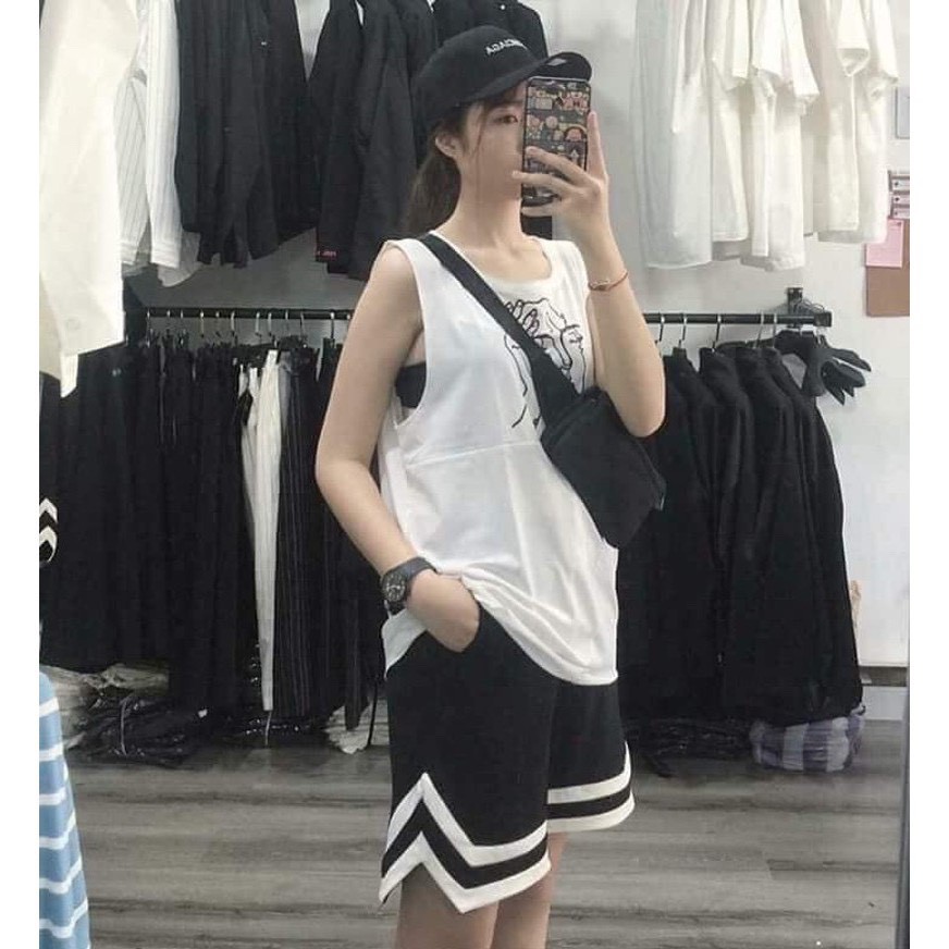 [UNISEX] Quần Short Thun V Thể Thao unisex cho nam và nữ