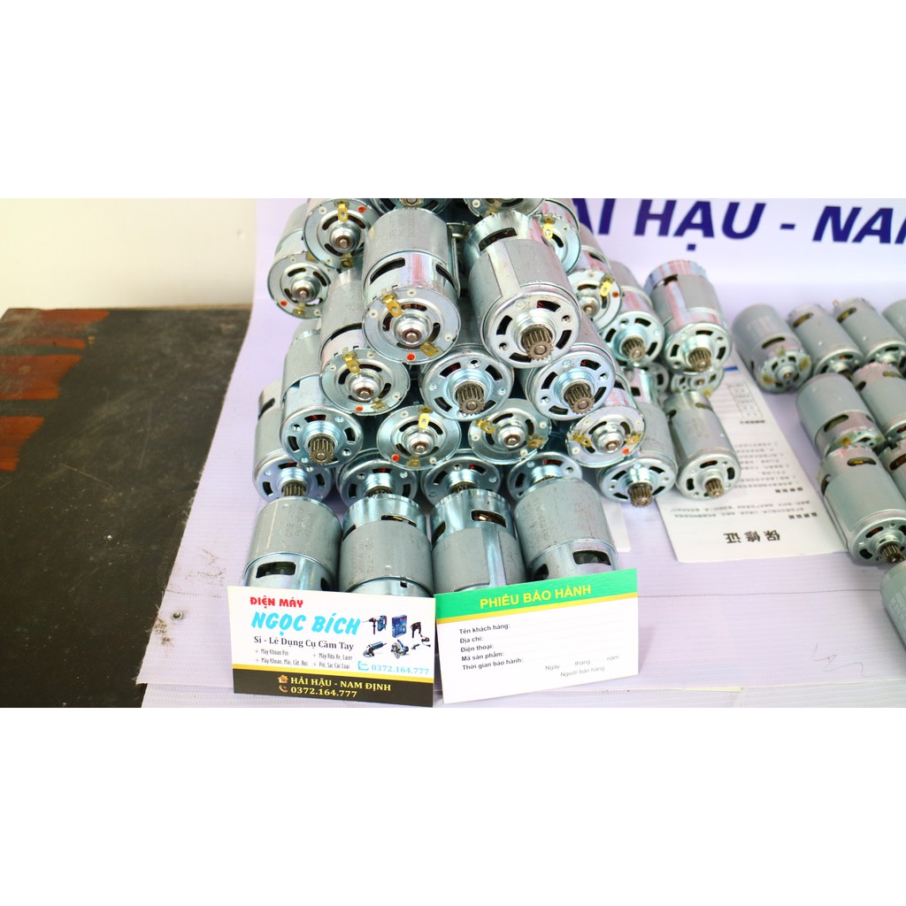 Motor DC 775 18V 16 Răng Trục Tròn Công Suất Cao