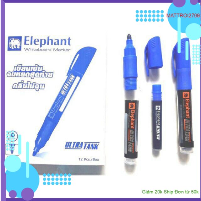 [Giá Sỉ] Bút lông bảng Elephant Thái Lan