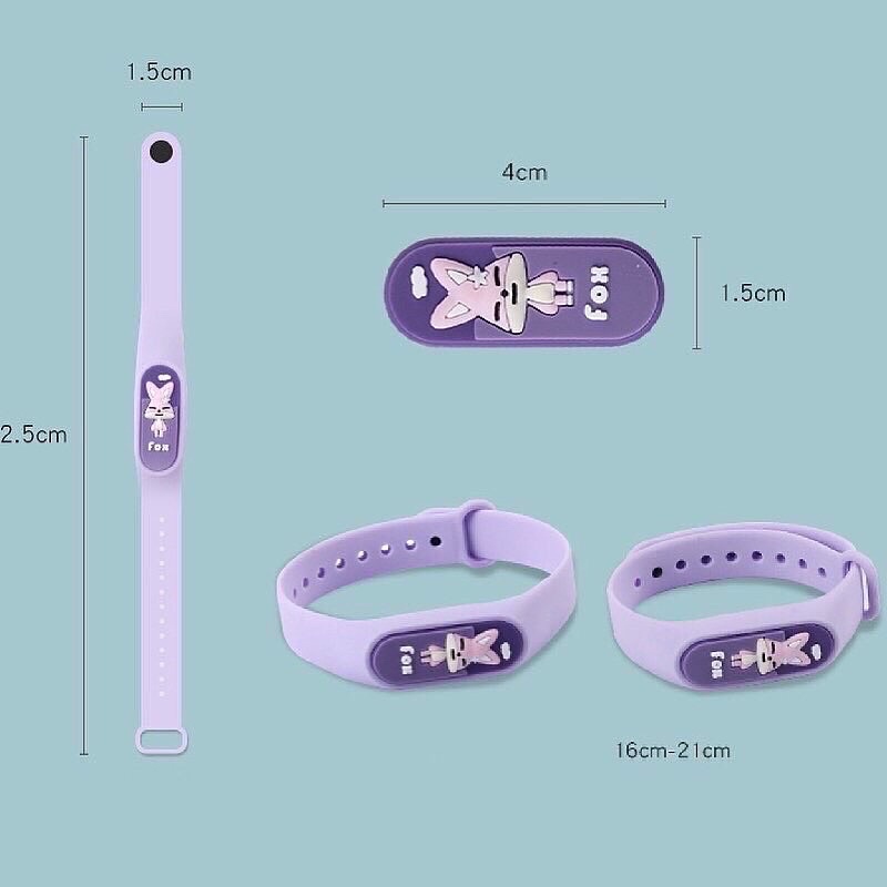 Vòng tay chống muỗi cho người lớn trẻ em hình thú dễ thương