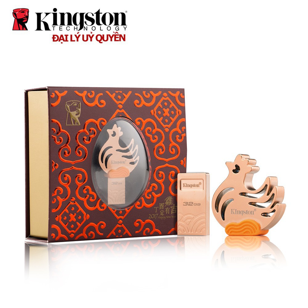 USB 3.1 32GB DTCNY17 Kingston Data Traveler biểu tượng con Gà Vàng | BigBuy360 - bigbuy360.vn