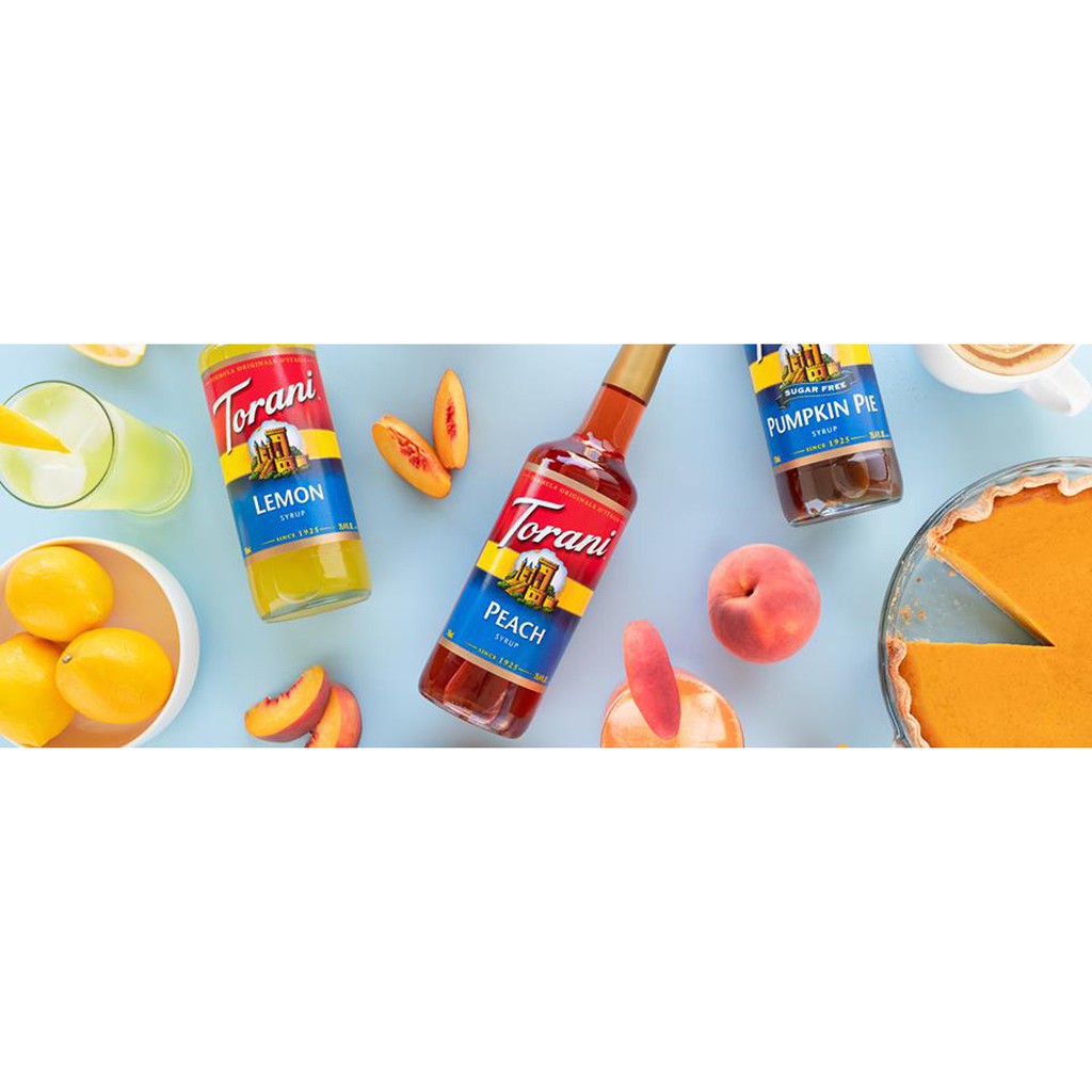 Syrup Torani chai thủy tinh 750ml