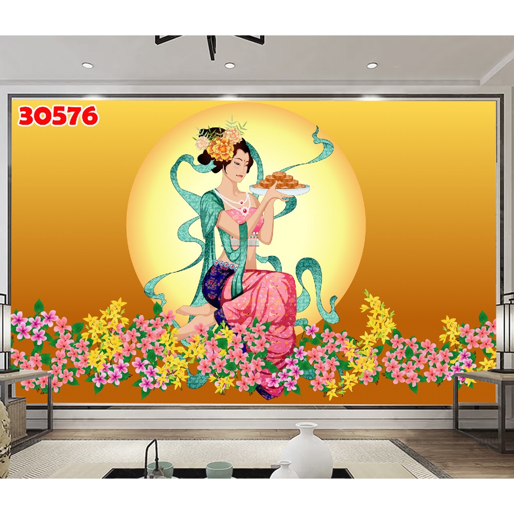 Tranh Trang Trí tường hoạt hình 3D chất lượng cao, giá rẻ