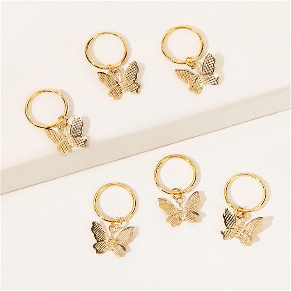 Set 6 Kẹp Tóc Hình Bướm Thời Trang