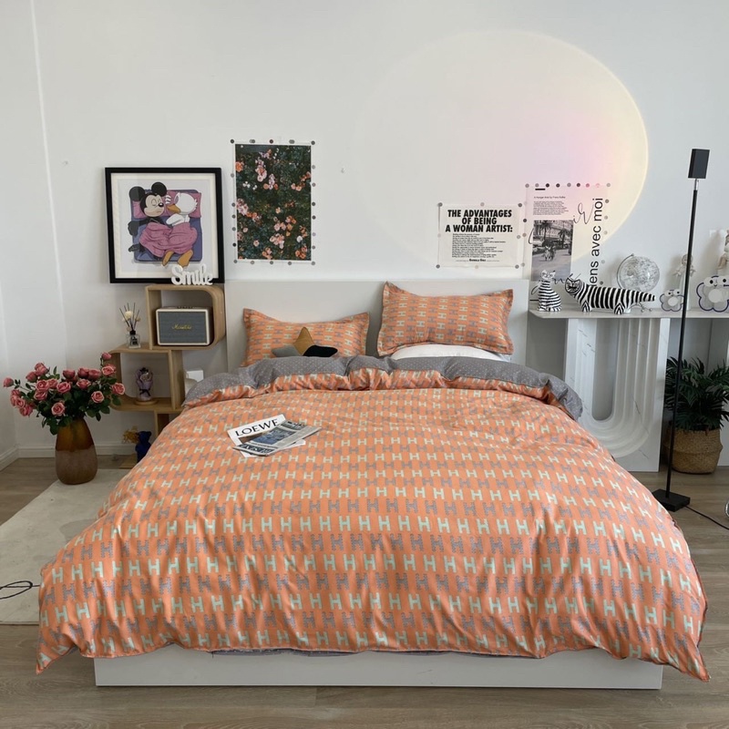 Set Bộ Vỏ Chăn Ga Cotton Poly, Nhiều Hoạ Tiết Dễ Thương (shinbedding)