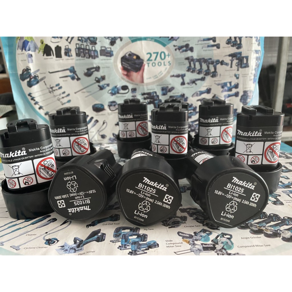Pin Makita BL1030 10.8V- 12V Li-ion nhận sạc zin