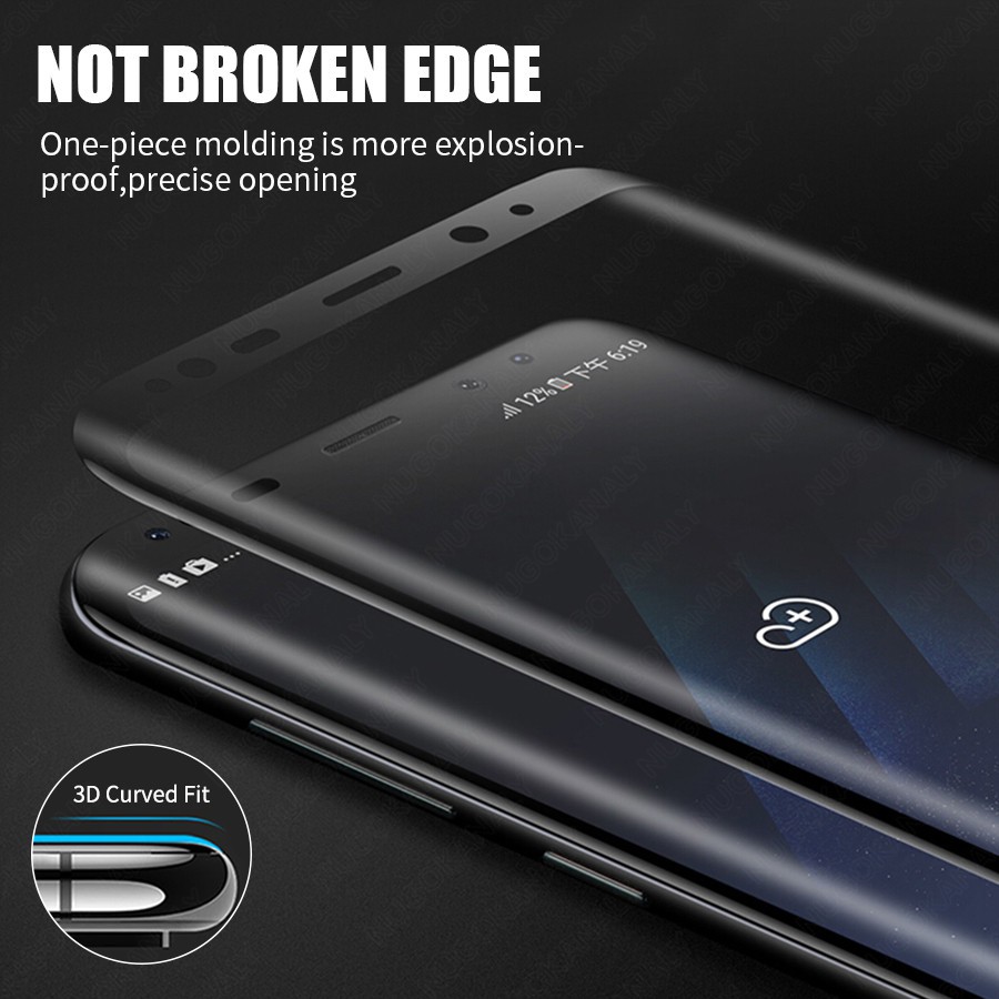 Kính Cường Lực Bảo Vệ Toàn Màn Hình Cho Samsung Galaxy S8 S9 S10 S20 FE Plus Ultra Note 8 9 10 Pro S6 S7 Edge