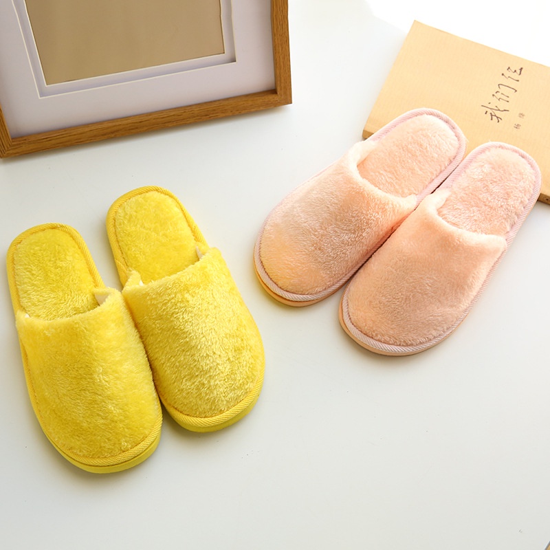 Dép bông đi trong nhà mùa đông Full size nhiều màu nam nữ, dép bông đi văn phòng, spa, khách sạn A136 ACCESSORIES