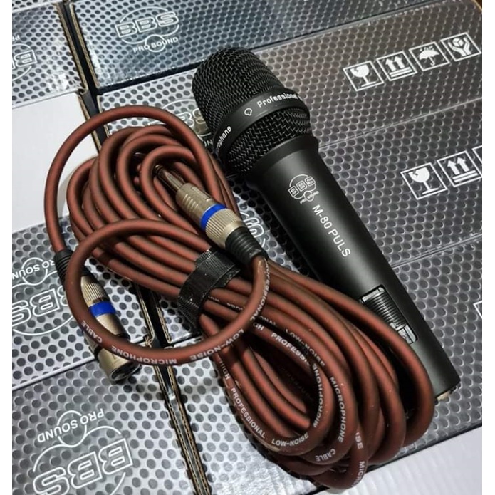 Micro Chính Hãng BBS M-80 PULS, Chuyên Hát Karaoke Gia Đình, Mic Kiểu Dáng Sang Trọng, Đầm Tay - Hát Quá Hay - BH 12 Th