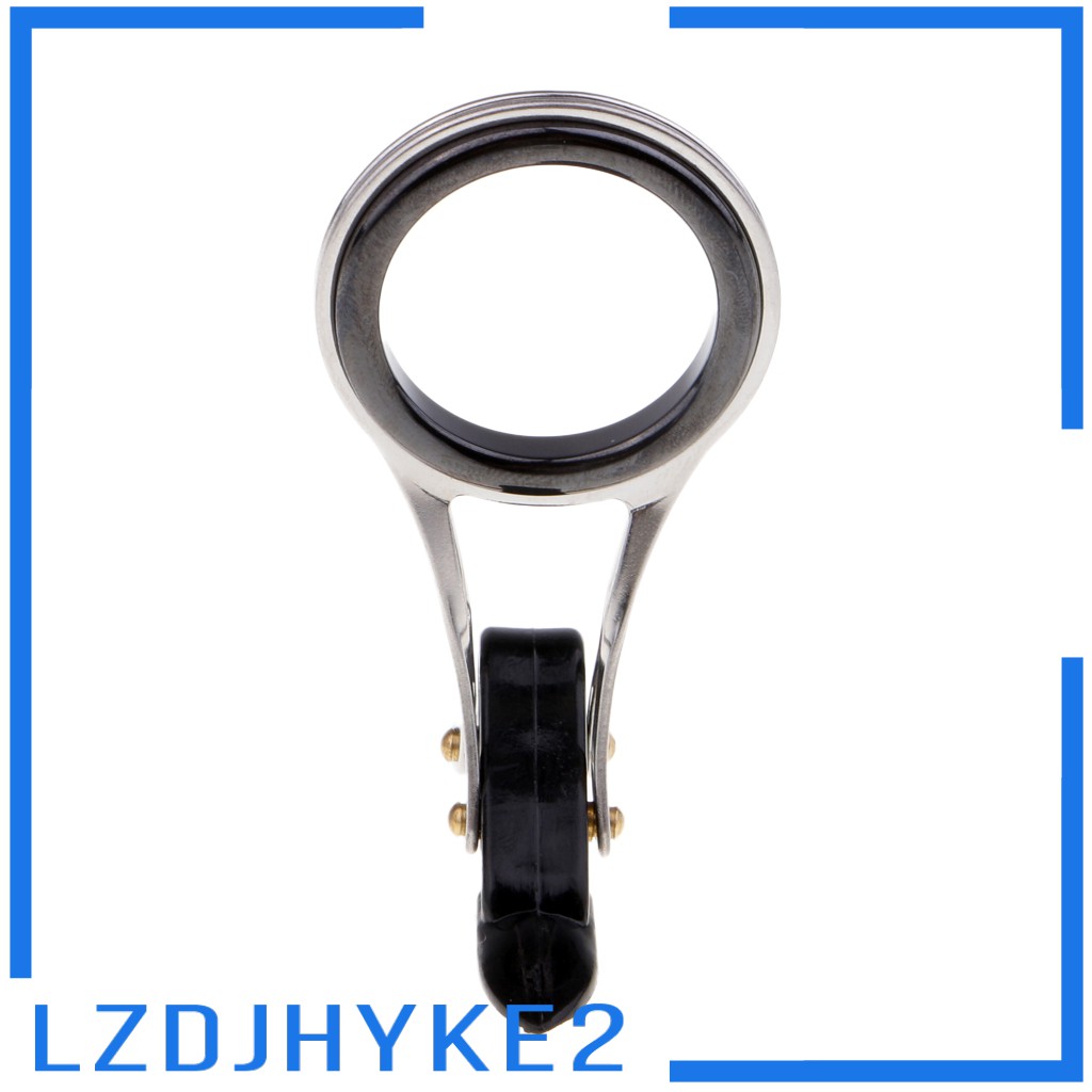 Vòng Dẫn Sửa Chữa Cần Câu Cá Hình Oval Bằng Gốm lzdjhyke2 Có Thể Gập Lại DIY