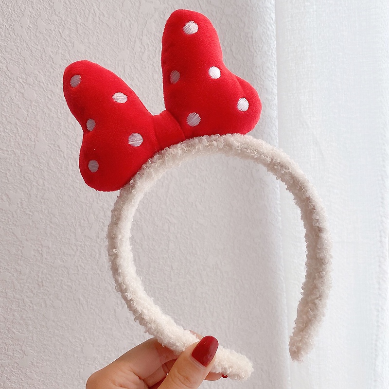 Băng Đô Cài Tóc Chống Trượt Hình Chú Gấu Nhồi Bông Dễ Thương