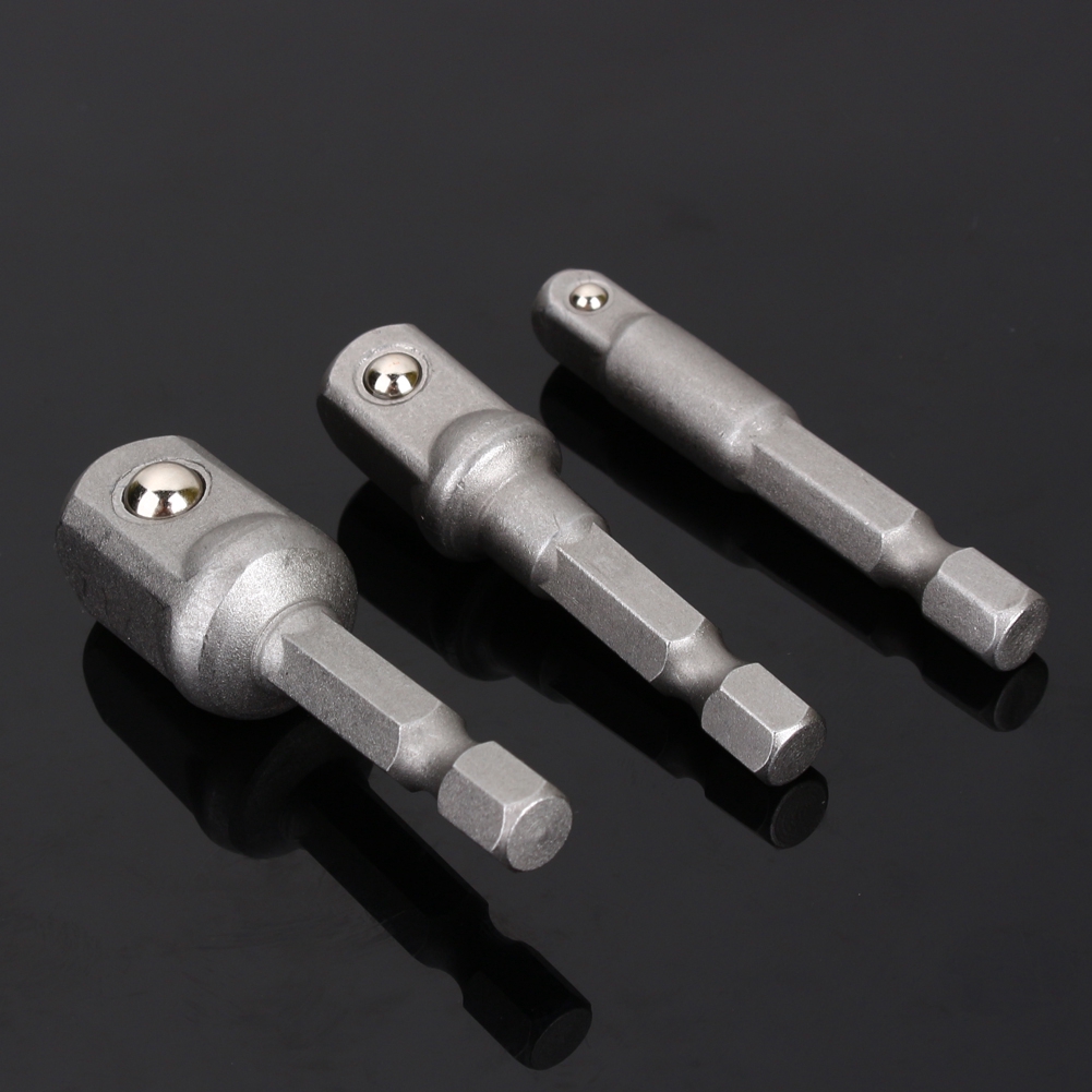 Set 3 đầu nối khí nén sang 1/4" 3/8" 1/2" chuyên dụng cho mũi khoan