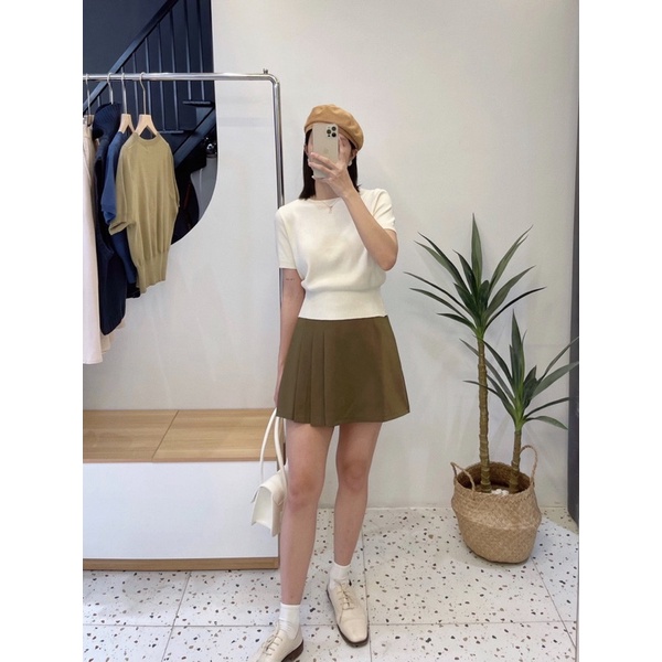 Áo len mongtogi dáng lửng ngắn tay freesize AL6 | BigBuy360 - bigbuy360.vn