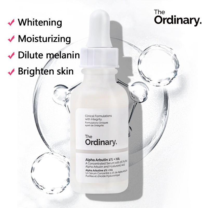 The Ordinary Đốm tối / Tăng sắc tố Tinh chất - Alpha Arbutin 2% + HA 30ml