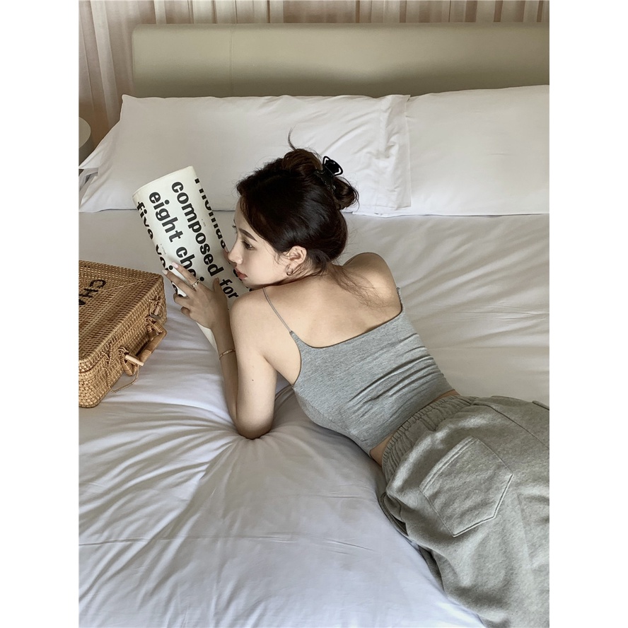 Cocory vn Áo Croptop Sát Nách Thiết Kế Hợp Thời Trang