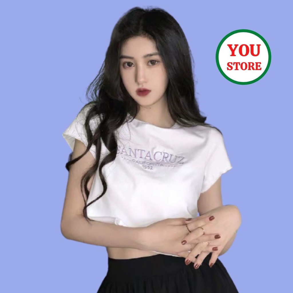 Áo Croptop Santa Nữ Chất Liệu Bozip Mã 135 You Store