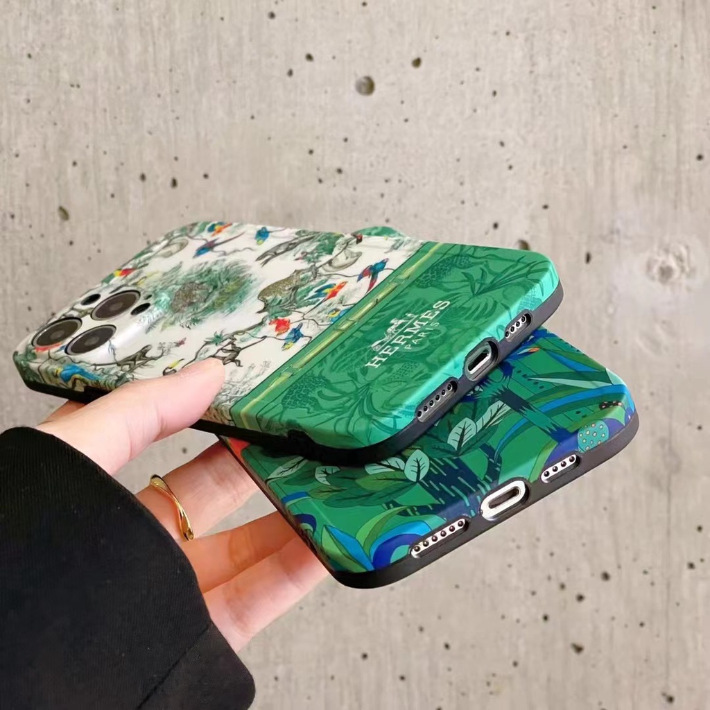 Ốp Điện Thoại In Logo Hermes  Thời Trang Sang Trọng Cho iphone 13 Pro Max i13 13pro i11 11ProMax i11 iX XR Xs Max 7plus 8plus 12Pro 12 Pro Max