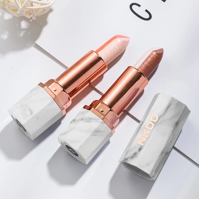 [Hàng mới về] Thỏi Phấn Mắt / Son Môi Hai Màu Sắc Lâu Trôi Chống Thấm Nước Độc Đáo