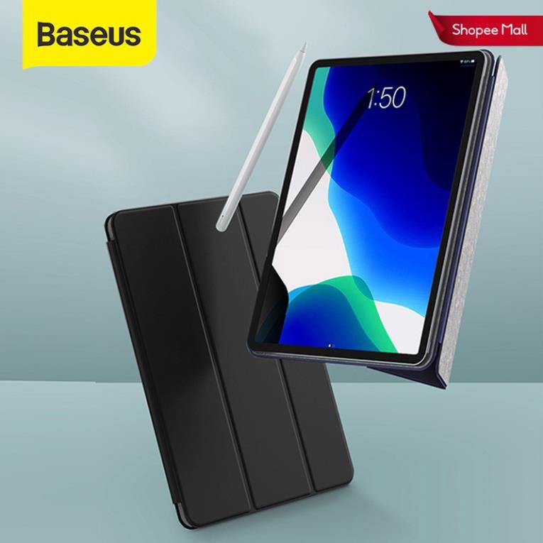 Bao Da Máy Tính Bảng Thông Minh PU Từ Tính Baseus 10.9 Inch 3 Lần Gấp Cho iPad Air 2020