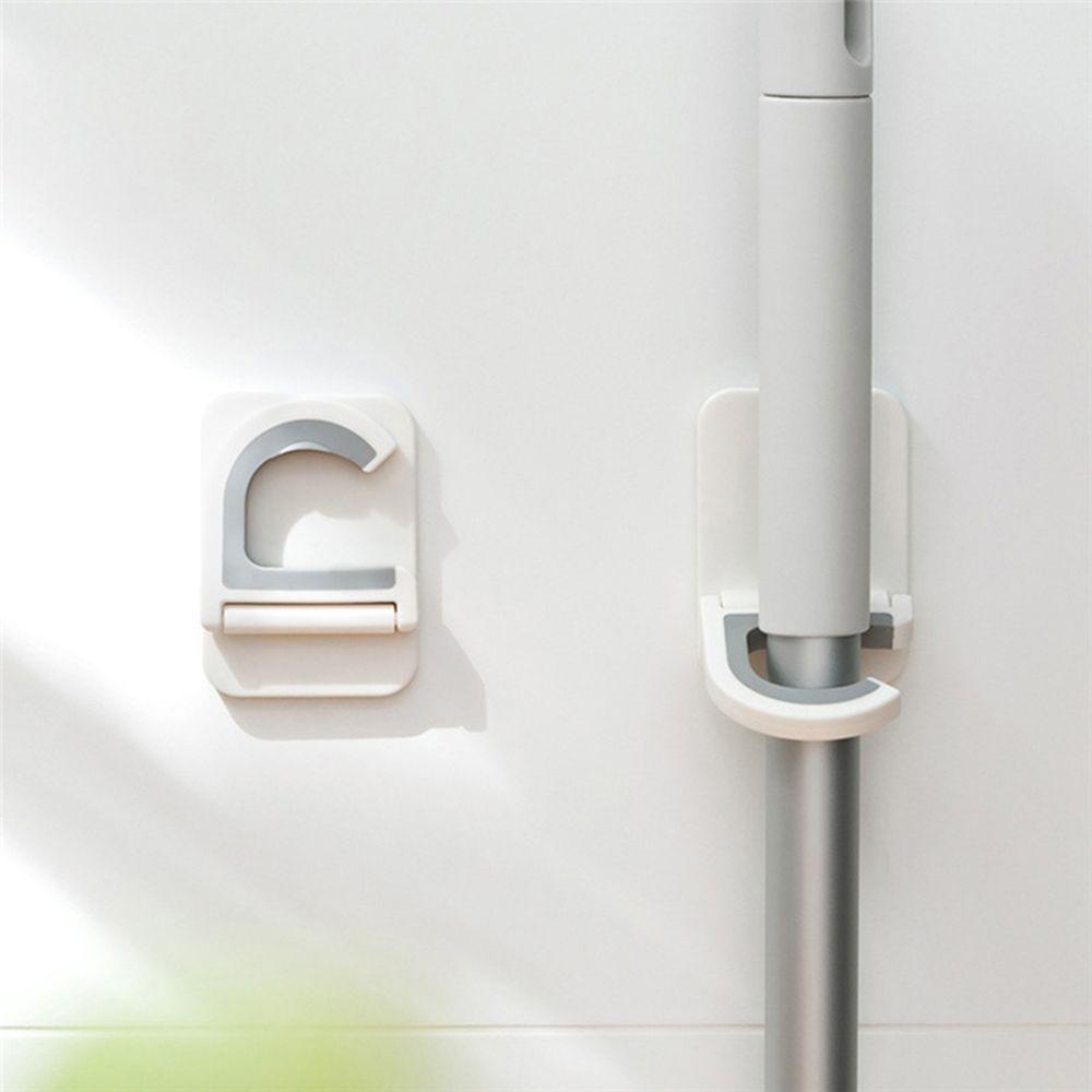 YIYU Móc Treo Cây Lau Nhà Tự Dính Bằng Chất Liệu Gỗ Trắng Không Để Lại Dấu Bền Bỉ TYLER1