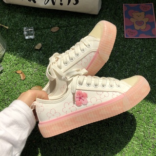 (ORDER TAOBAO) GIÀY VẢI NỮ CỔ THẤP THÊU HOA