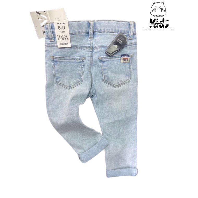 Quần jeans skinny co giãn mềm mại cho bé trai