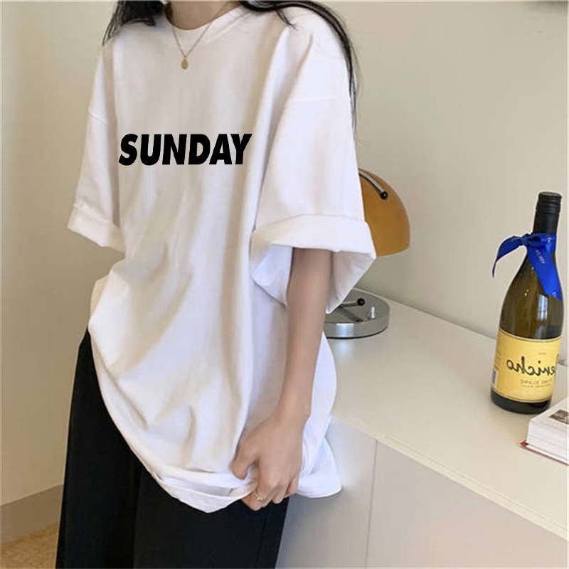 NRVP Áo Thun Cotton Tay Ngắn Cổ Tròn Thời Trang Mùa Hè Phong Cách Hàn Quốc Dành Cho Nữ