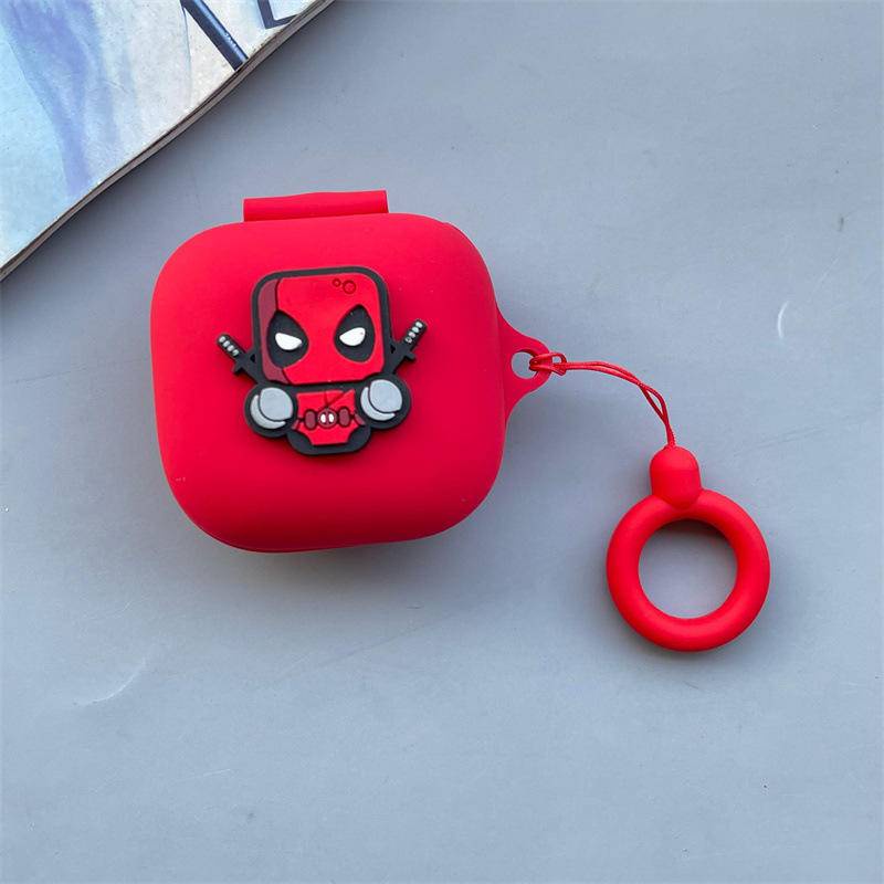 Vỏ Bọc Hộp Sạc Tai Nghe TWS In Hoạt Hình Có Móc Khóa Tiện Dụng Cho Beats Fit Pro