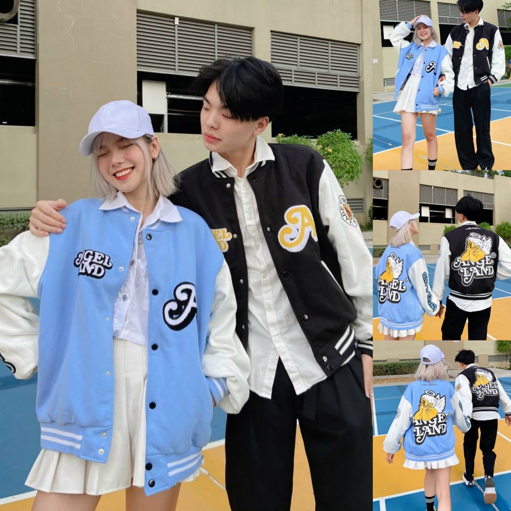 Áo Khoác Jacket Bombers - Áo Khoác Dù Nam Nữ Unisex ANGGELLAND 2 Màu Siêu Hot - SOUDEIN9 | BigBuy360 - bigbuy360.vn