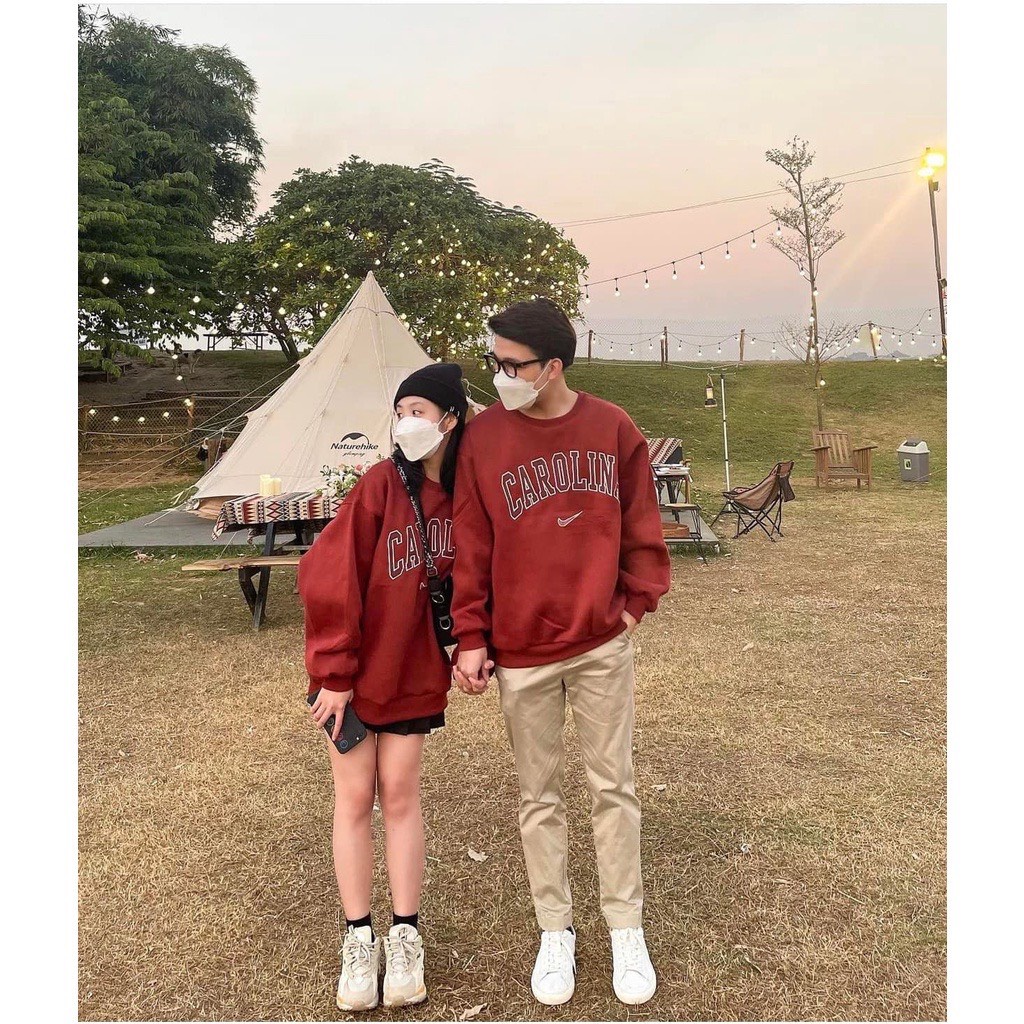 Áo hoodie nỉ nam nữ dài tay form rộng unisex CAROLINA 🌸Áo sweater nữ ulzzang phong cách Hàn Quốc🌸  Freeship🌸 Sale | BigBuy360 - bigbuy360.vn