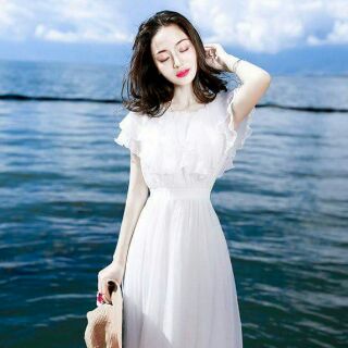 ĐẦM MAXI VOAN TRỄ VAI BÈO