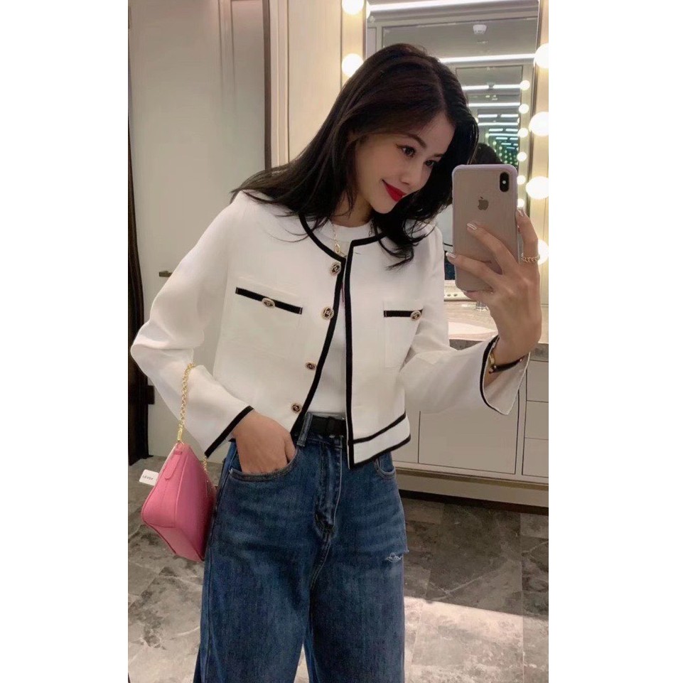 Áo Khoác Nữ Cúc Ngọc Sang Chảnh 💖HÀNG ĐẸP💖