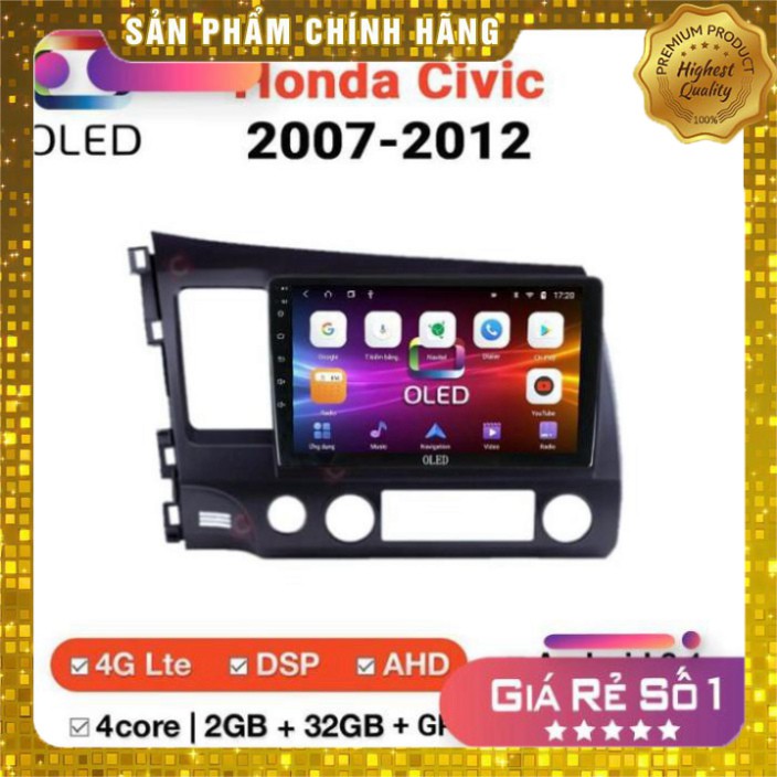 Màn Hình Android OLED C2 Theo Xe HONDA CIVIC