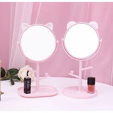 Gương tai mèo xinh xắn để bàn trang điểm