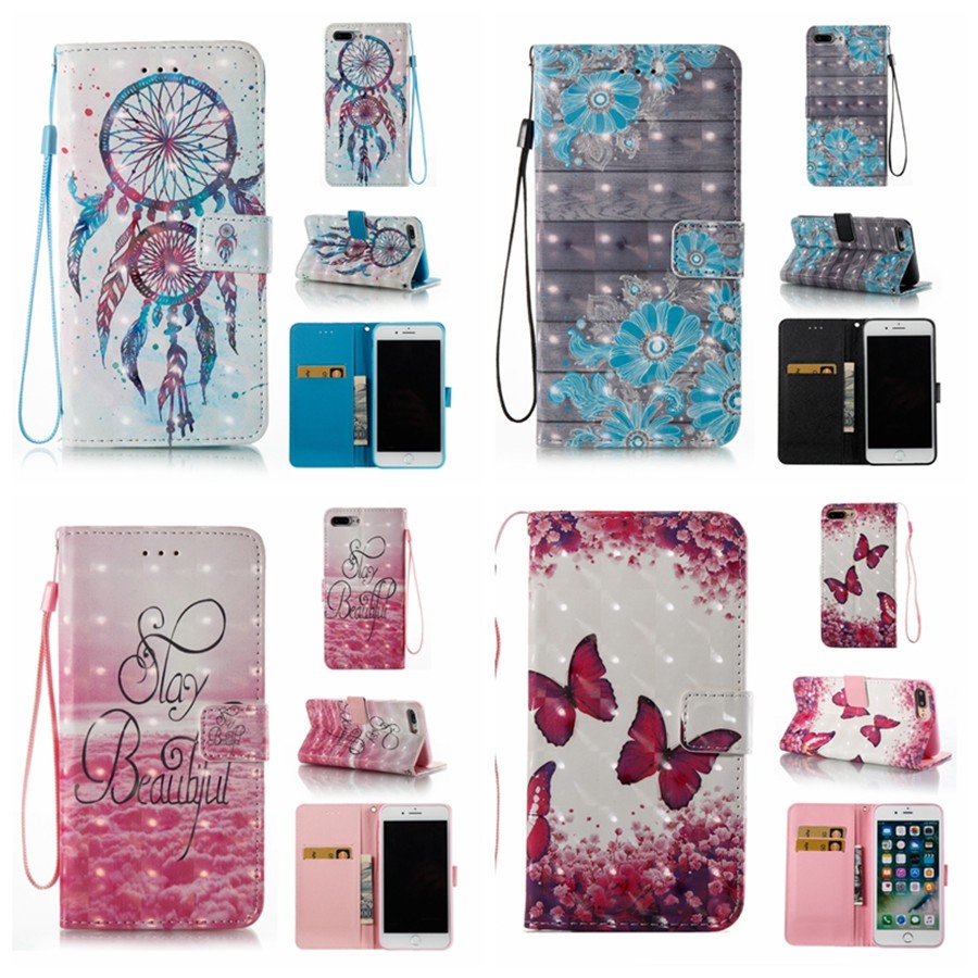 3D painted leather phone case for Apple iphone 7/8/7 Plus/8 Plus | BigBuy360 - bigbuy360.vn