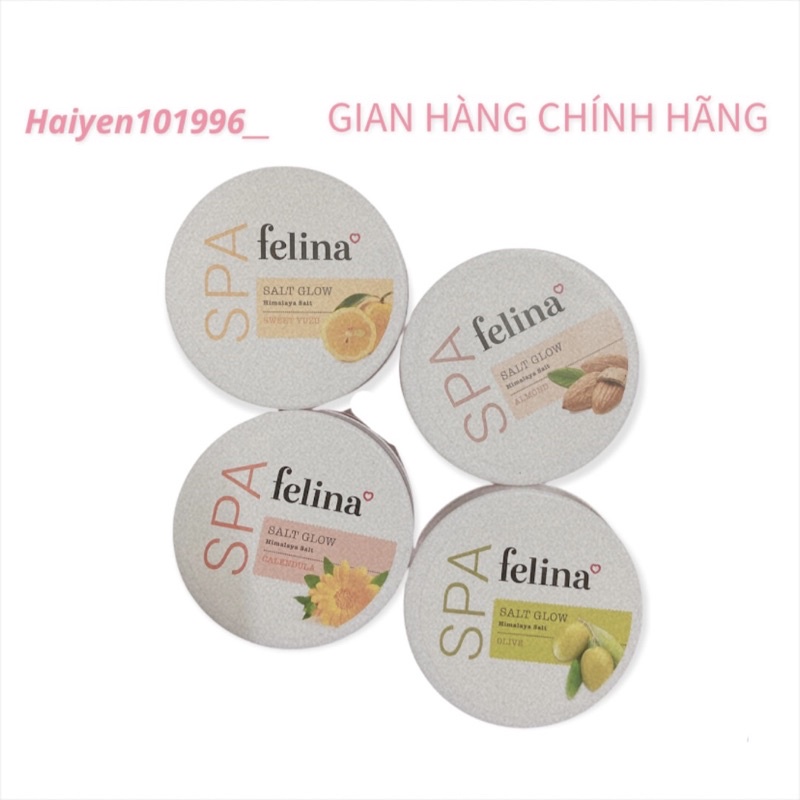 Muối tắm tẩy da chết body Felina 500g